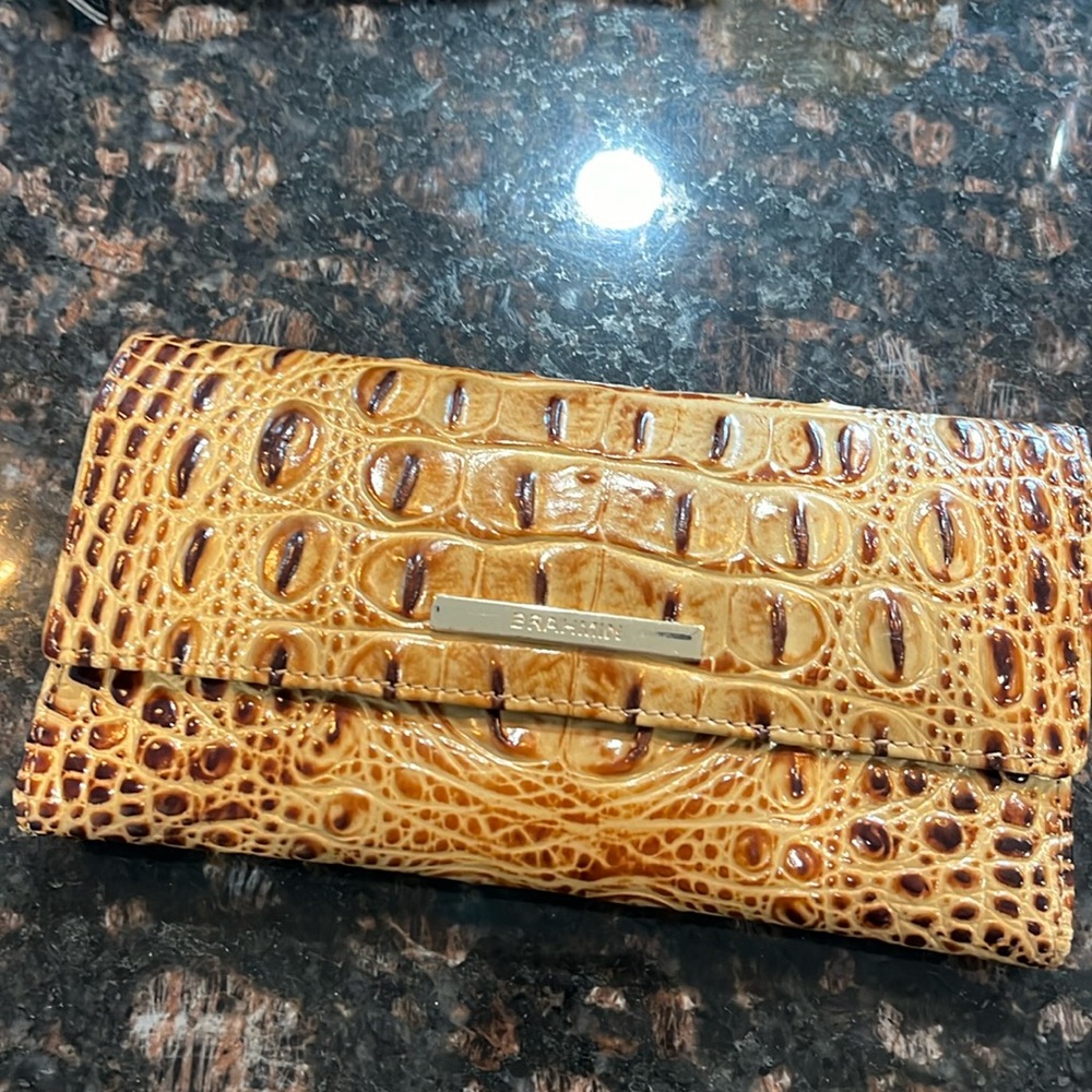Brahmin genuine leather wallet FIRM PRICE